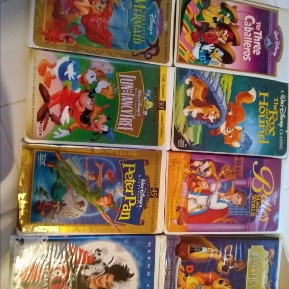 Disney vhs tapes
